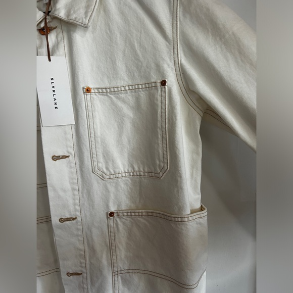SLVRLAKE White Denim Jacket - Picture 3 of 5